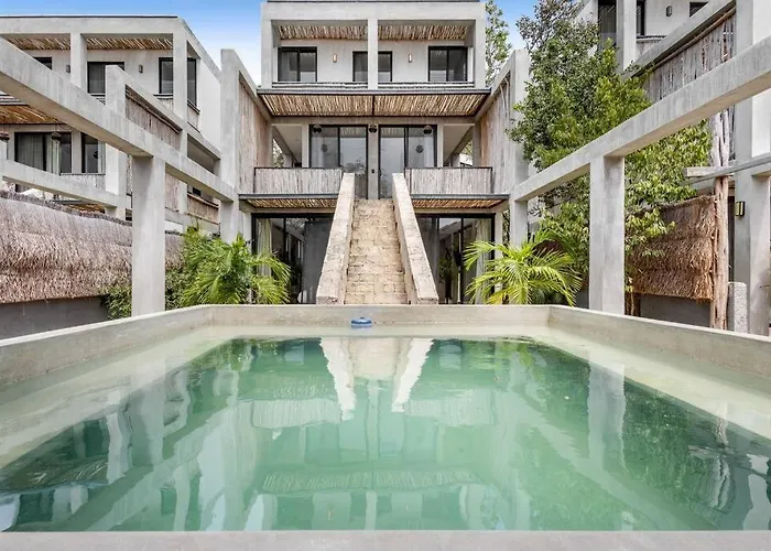 Lux Toh Villa, Rooftop Pool, Wifi, Transport Apartamento Tulum